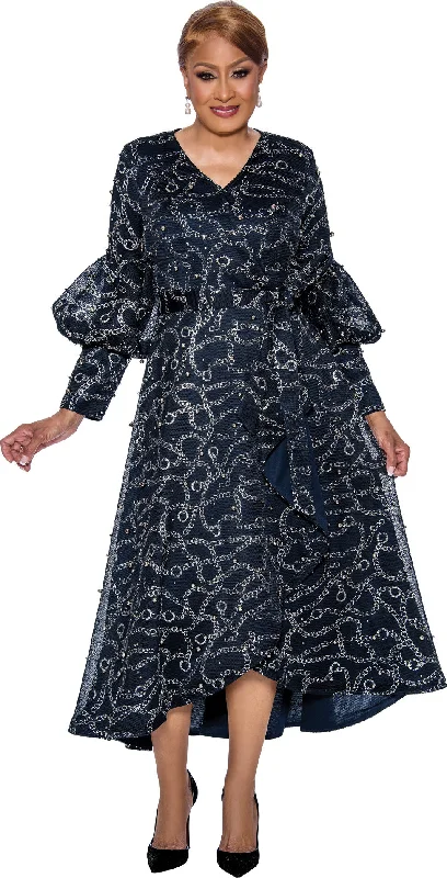 Divine Apparel DCC5231 High Long Long Sleeve Formal Dress