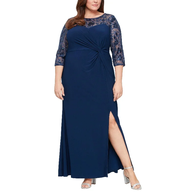 Alex Evenings AE84351605 Long Plus Size Formal Dress