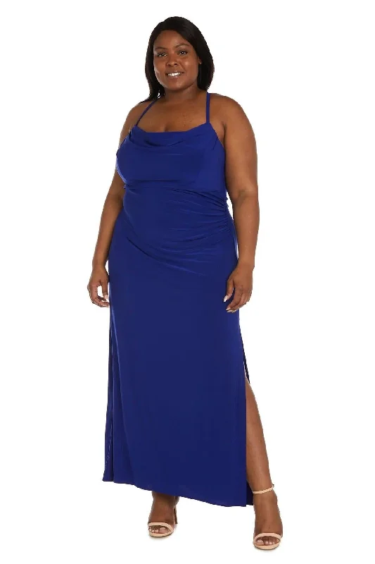 Morgan & Co 13019WM Long Plus Size Formal  Dress