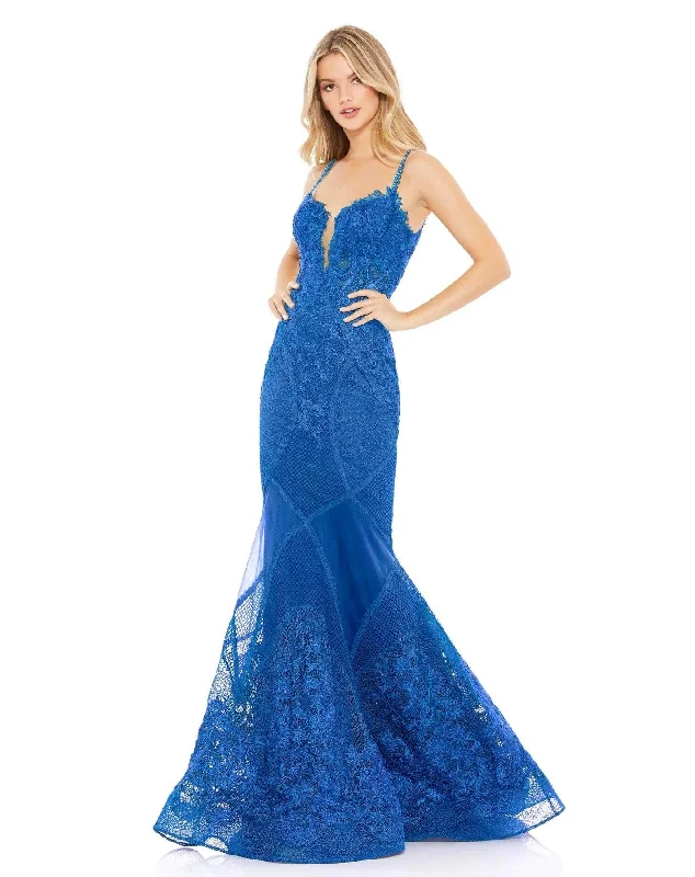 Mac Duggal 79082 Prom Long Mermaid Lace Gown