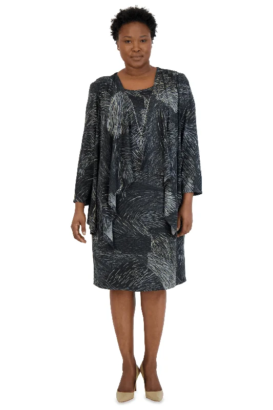 R&M Richards 9156W Plus Size Short Jacket Dress Sale