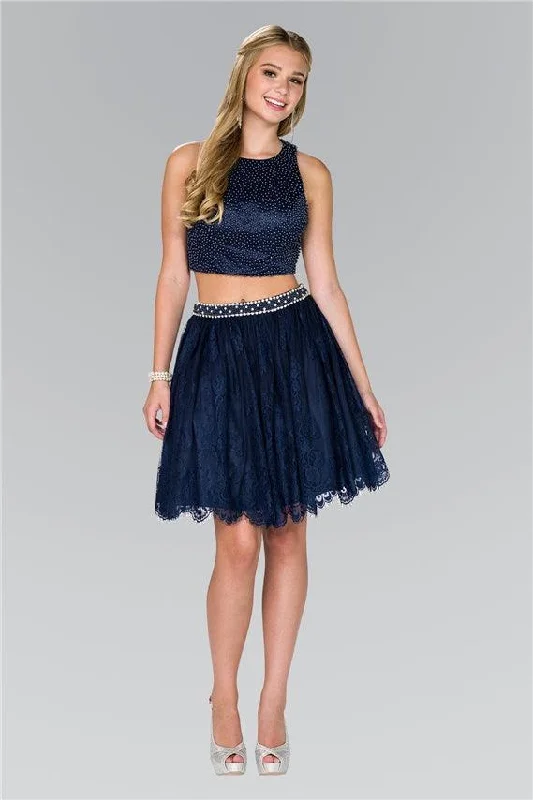 Two Piece Prom Dress Formal Cocktail