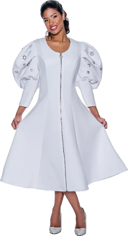 Divine Apparel DN1011W Plus Size Long Sleeve Formal Dress