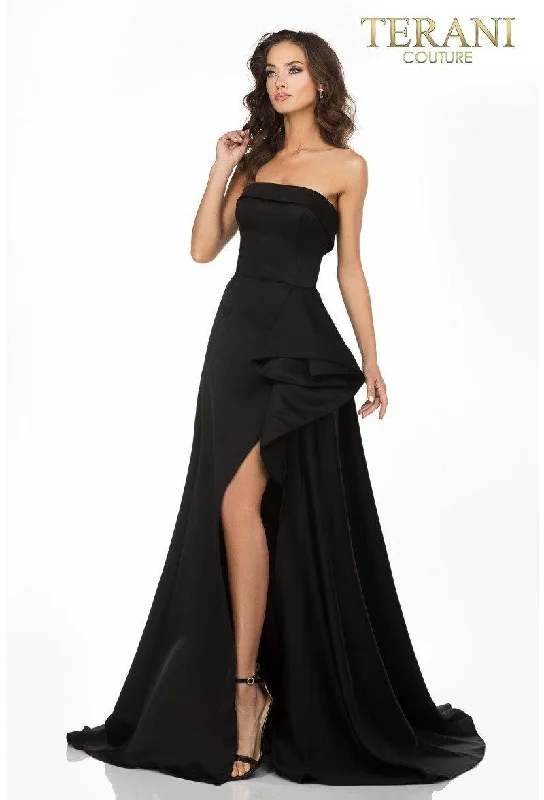 Terani Couture 2012P1288 Strapless Long Prom Dress Sale