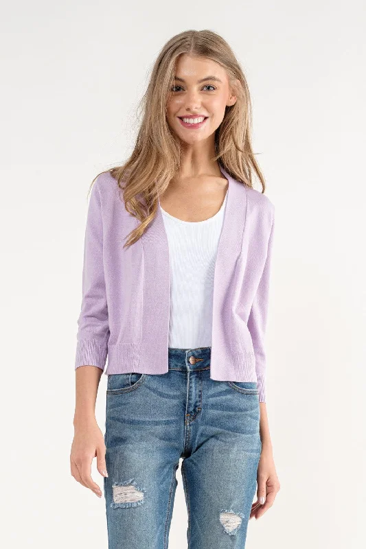 Essential Cardigan I Lilac