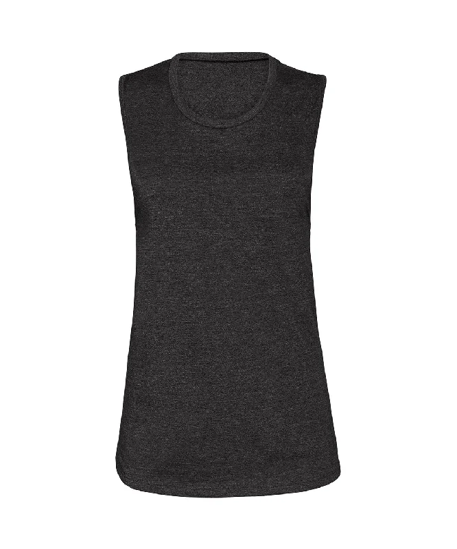 Dark Grey heather - Women's Jersey muscle tank