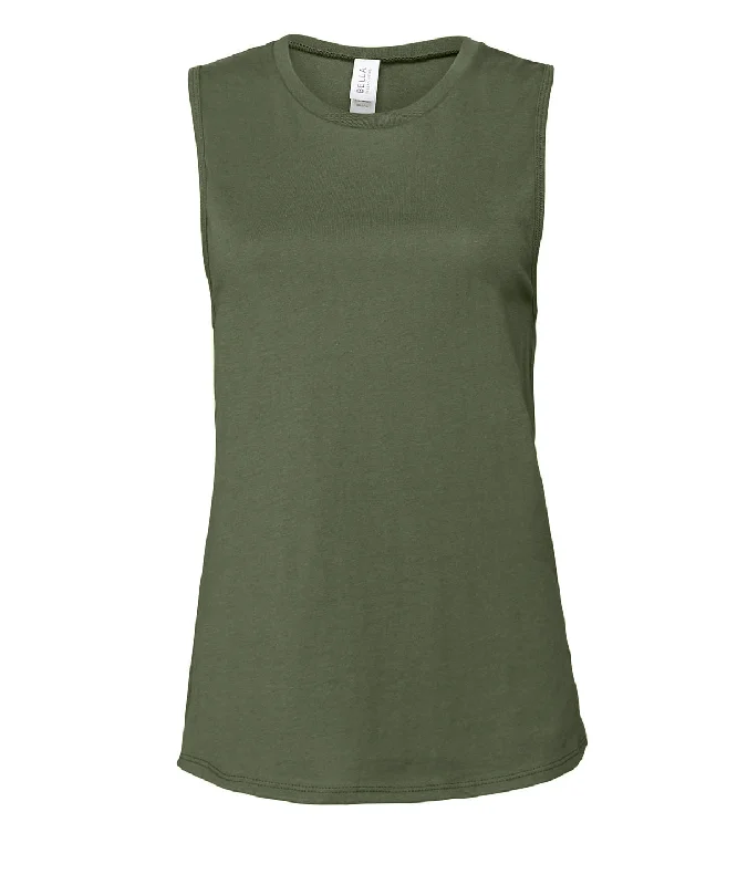 Military Green - Women's Jersey muscle tank