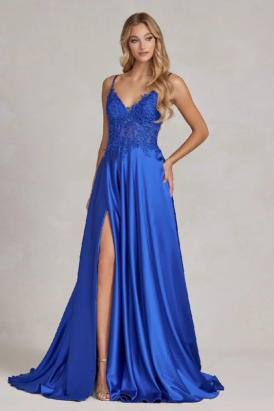 Britt Gown I Cobalt Blue