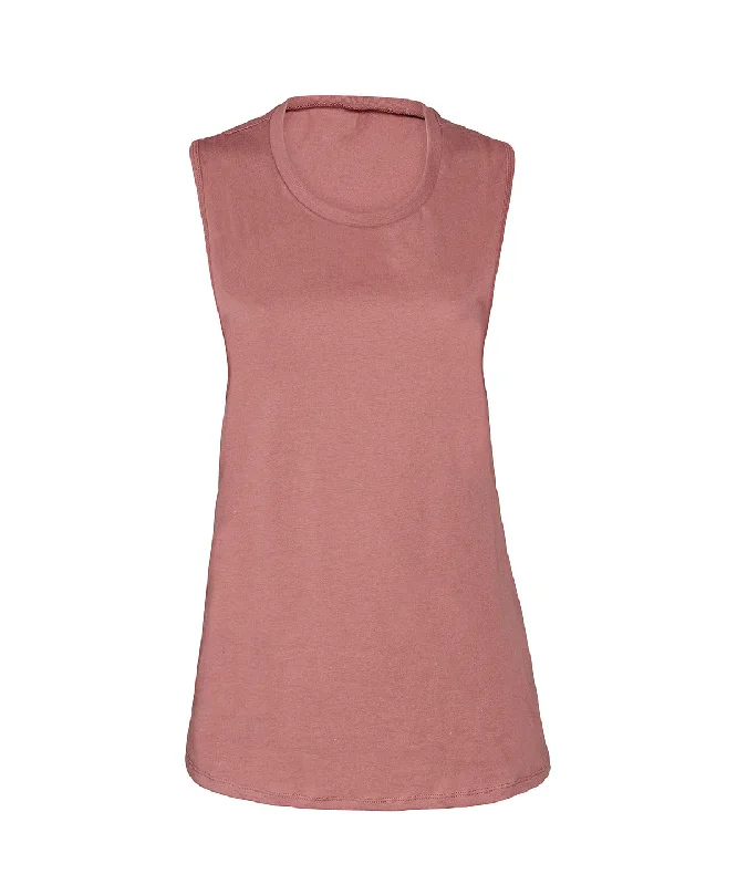 Mauve - Women's Jersey muscle tank