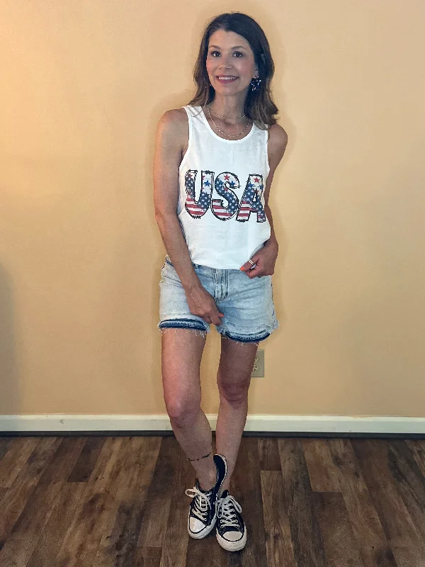 USA Patriotic Graphic Tank