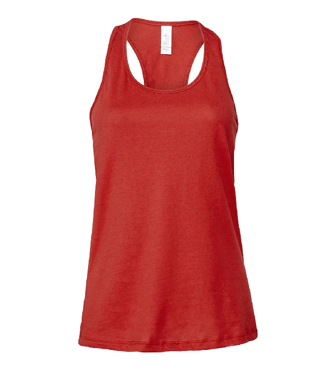 Red - Women's Jersey racer back tank