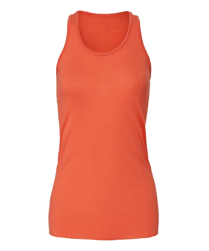 Coral - Flowy racerback tank top