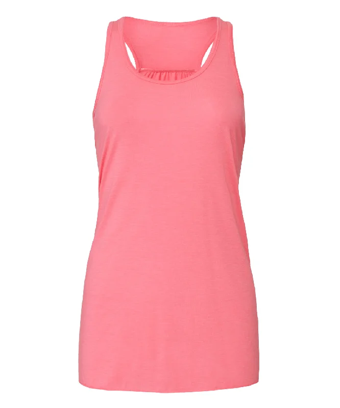 Neon Pink - Flowy racerback tank top