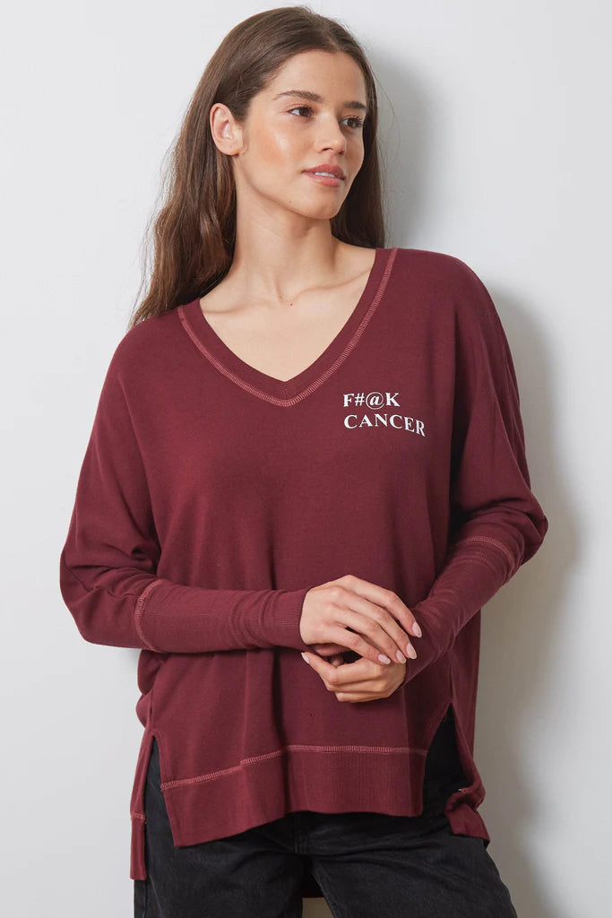 F Cancer Pullover