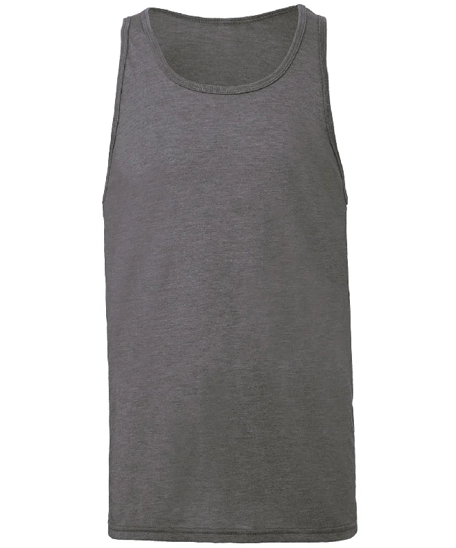 Grey Triblend - Unisex Jersey tank top