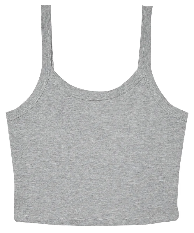 Athletic Heather - Women’s micro rib spaghetti strap tank