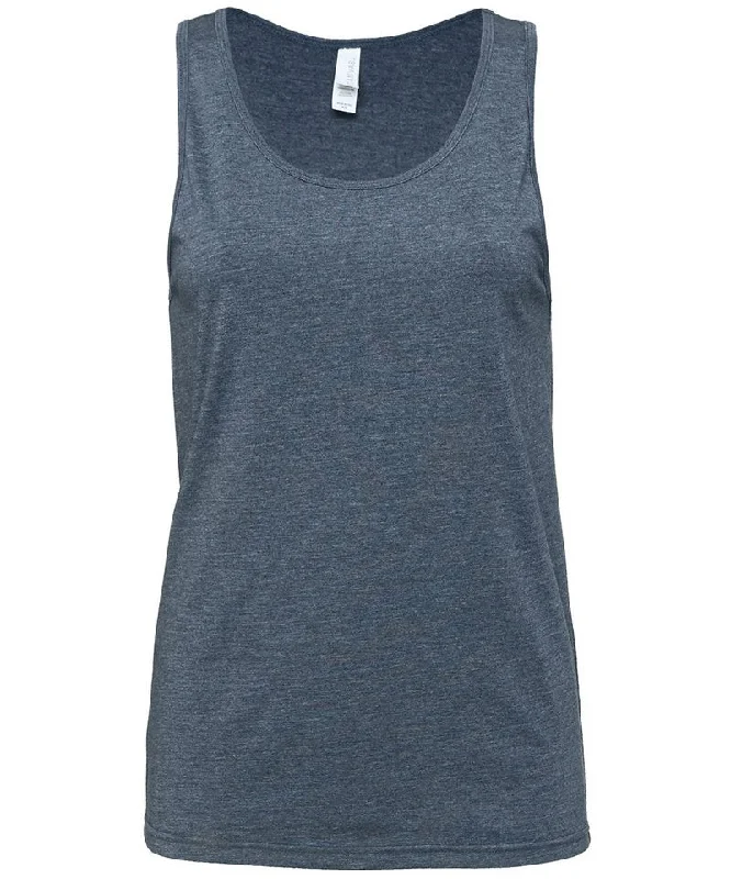 Heather Navy - Unisex Jersey tank top