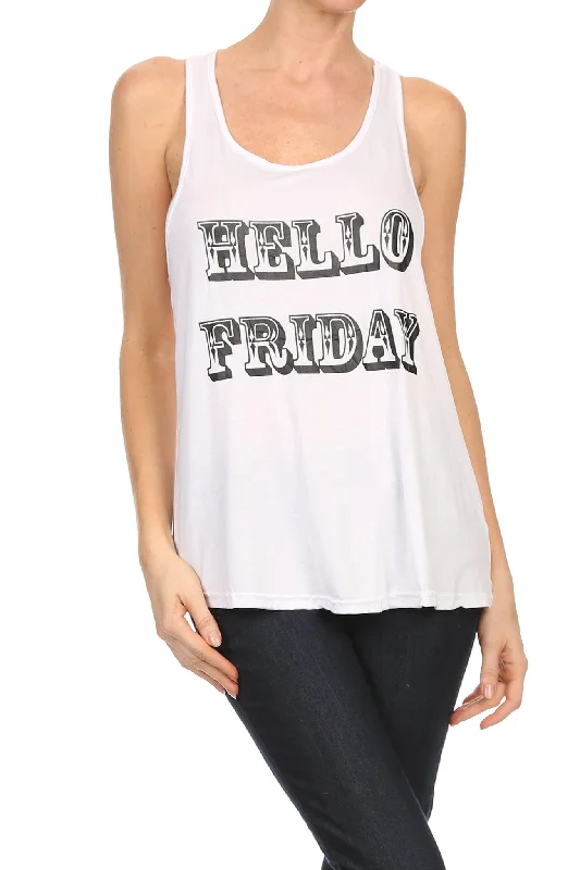 Hello Friday Tank Top