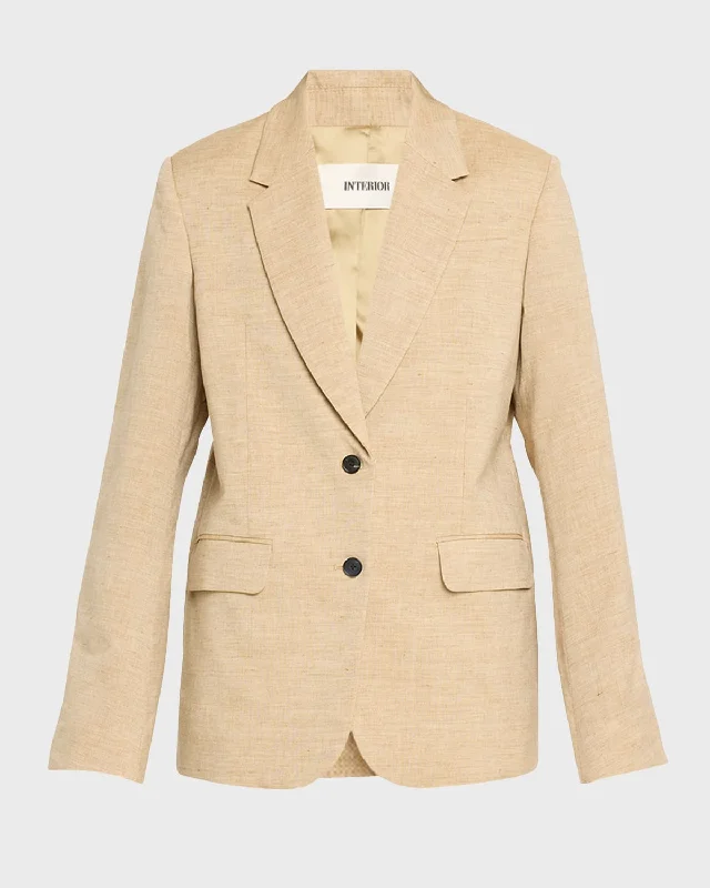 The Jareth Linen-Blend Suit Jacket