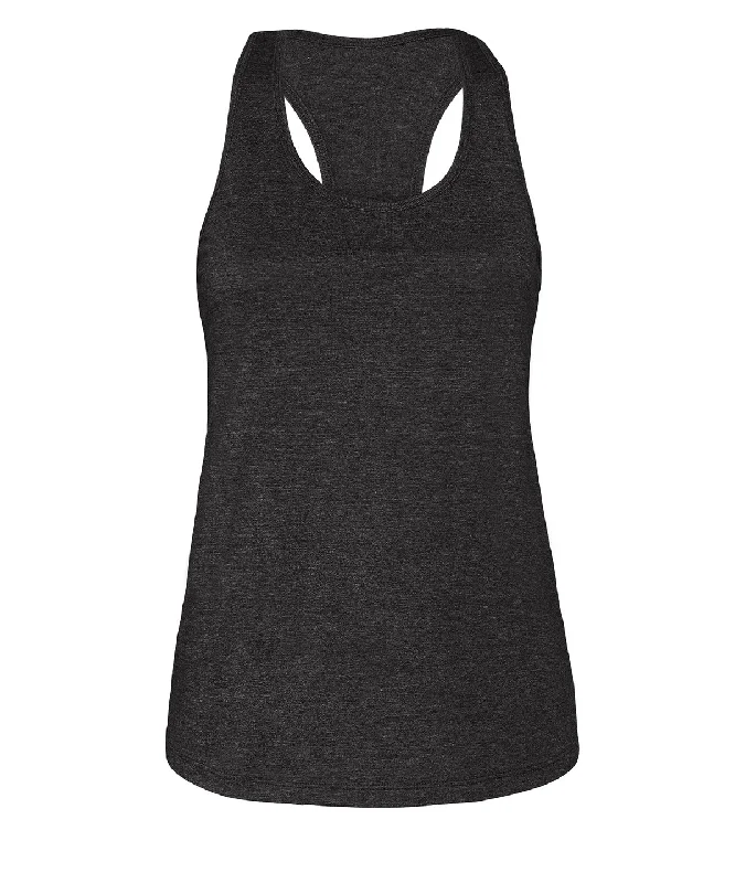 Dark Grey Heather - Women's Jersey racer back tank