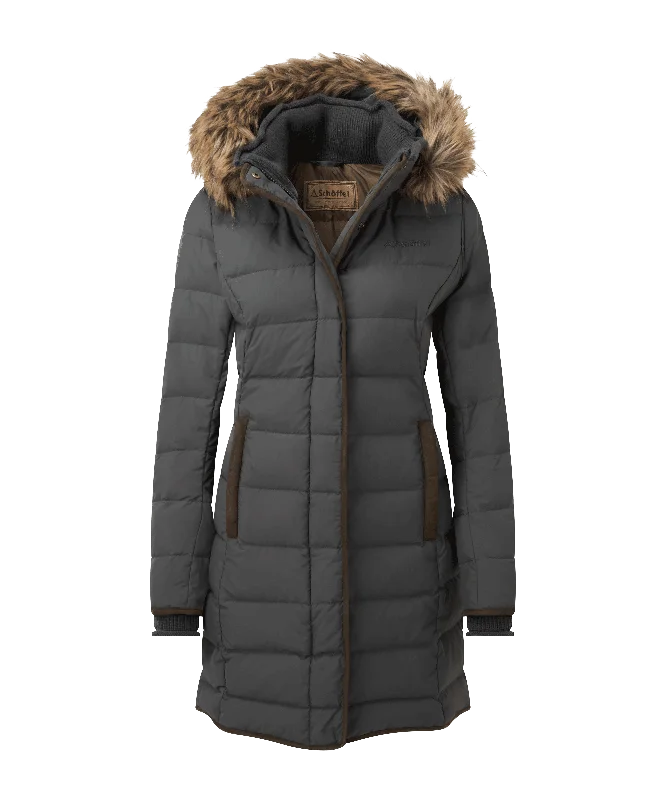 Mayfair II Down Coat - Gunmetal