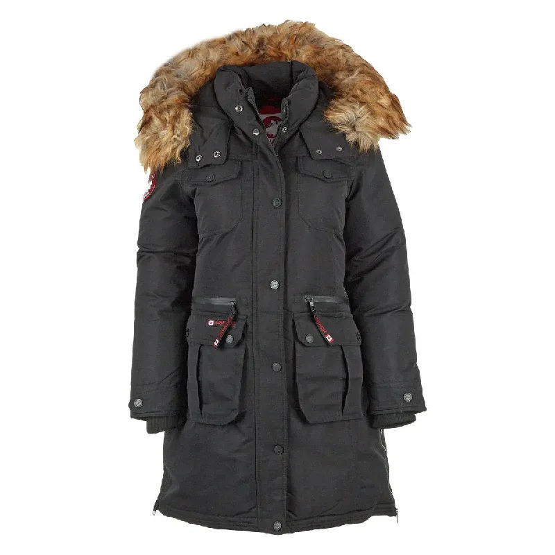 Canada Weather Gear Women's Parka with Faux Fur Trim Hooded