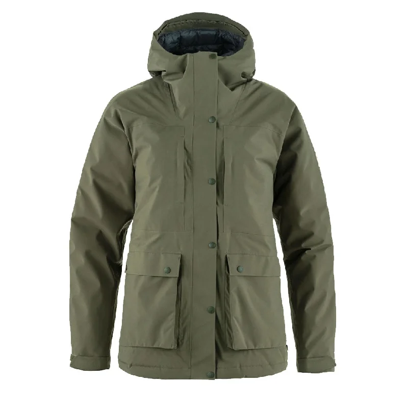 Fjallraven Womens HC Hydratic Padded Jacket Laurel Green