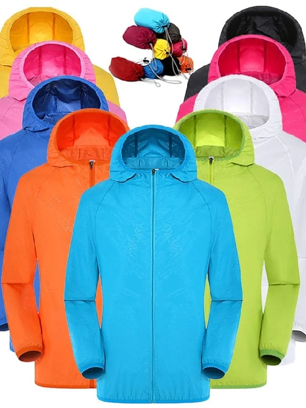 Outdoor UV Protection Hooded Jacket with Quick-Dry Technology