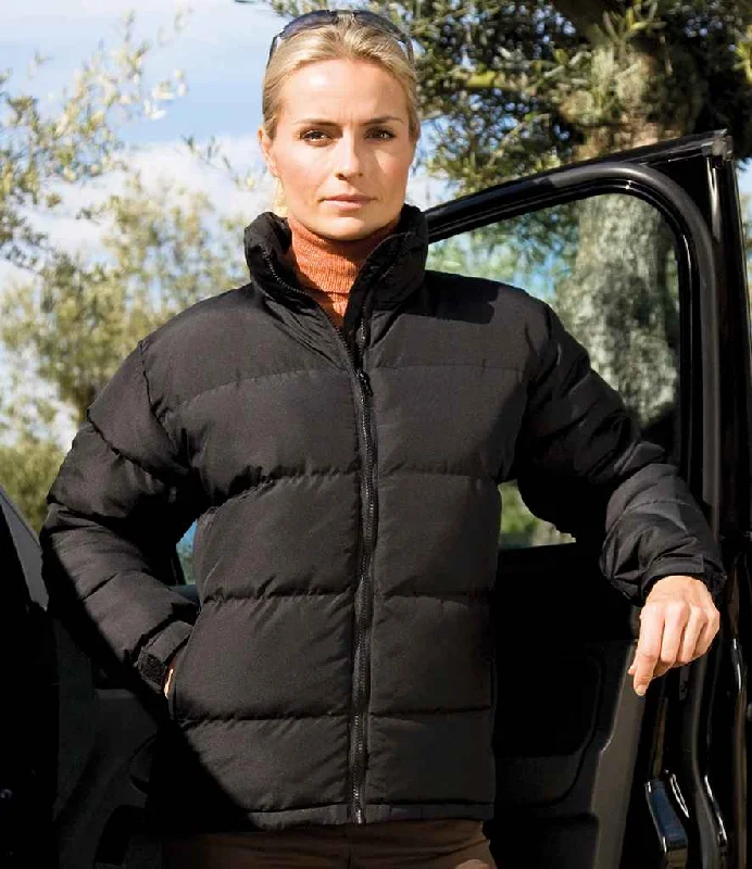 Result Urban Ladies Holkham Down Feel Jacket | Black