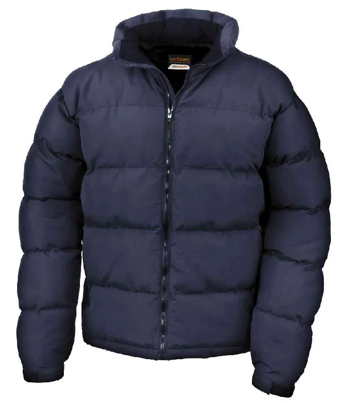 Result Urban Holkham Down Feel Jacket | Navy