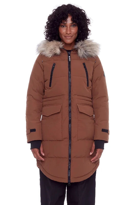 UKON | WOMEN'S VEGAN DOWN (RECYCLED) DRAWSTRING PARKA