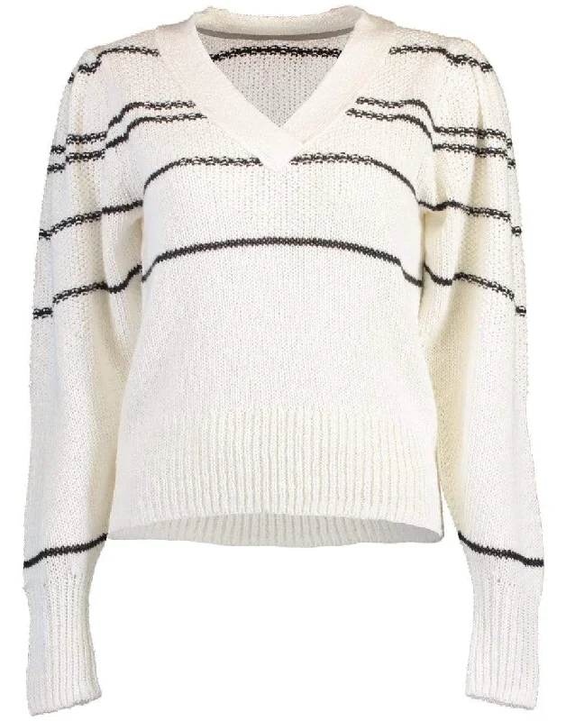 Sasha Striped Vee Sweater