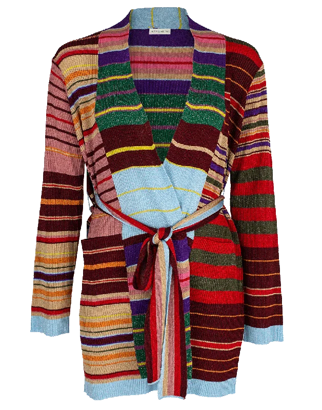 Striped Rainbow Serpent Sweater