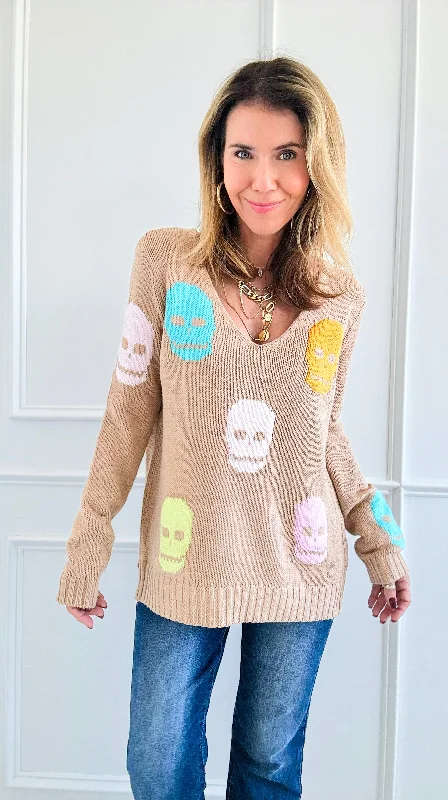 Sugar Skull Knit Sweater