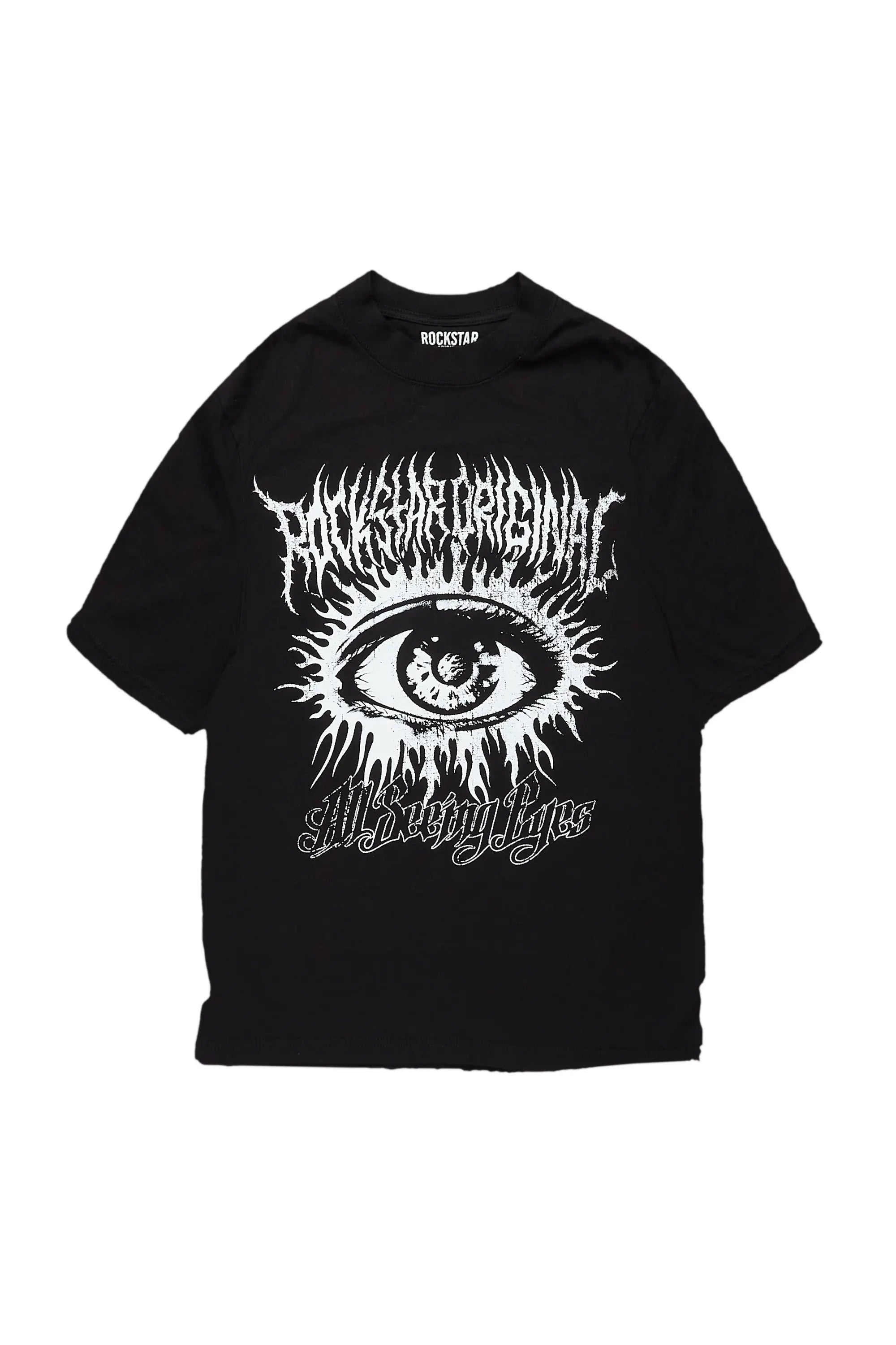 Cionna Black Mega Oversized T-Shirt