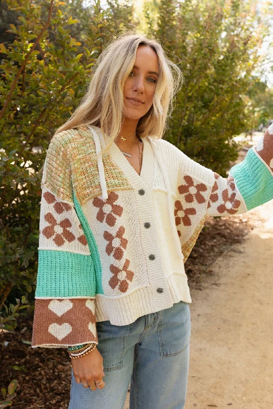 Shes A Wildflower Cardigan - Multi