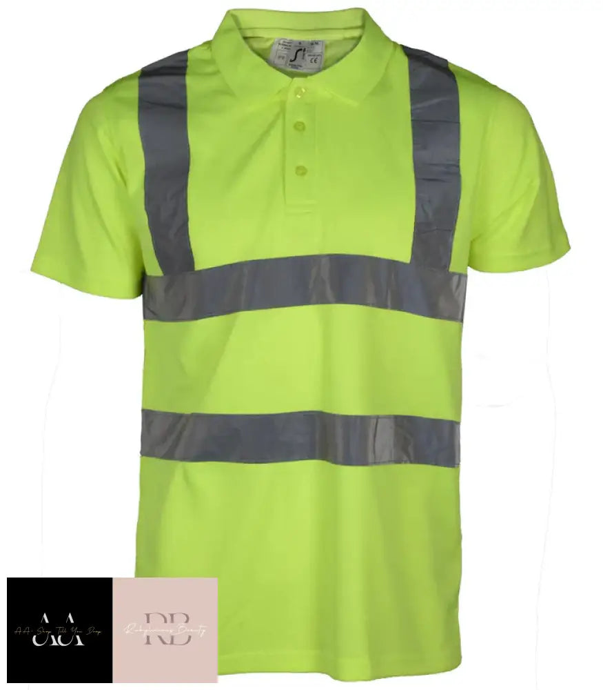 Hiviz Safety Work T-Shirt ~ Sizes