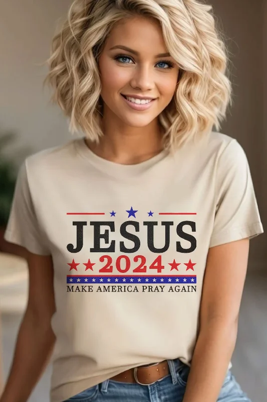 Sand Jesus 2024 UNISEX Round Neck T-Shirt