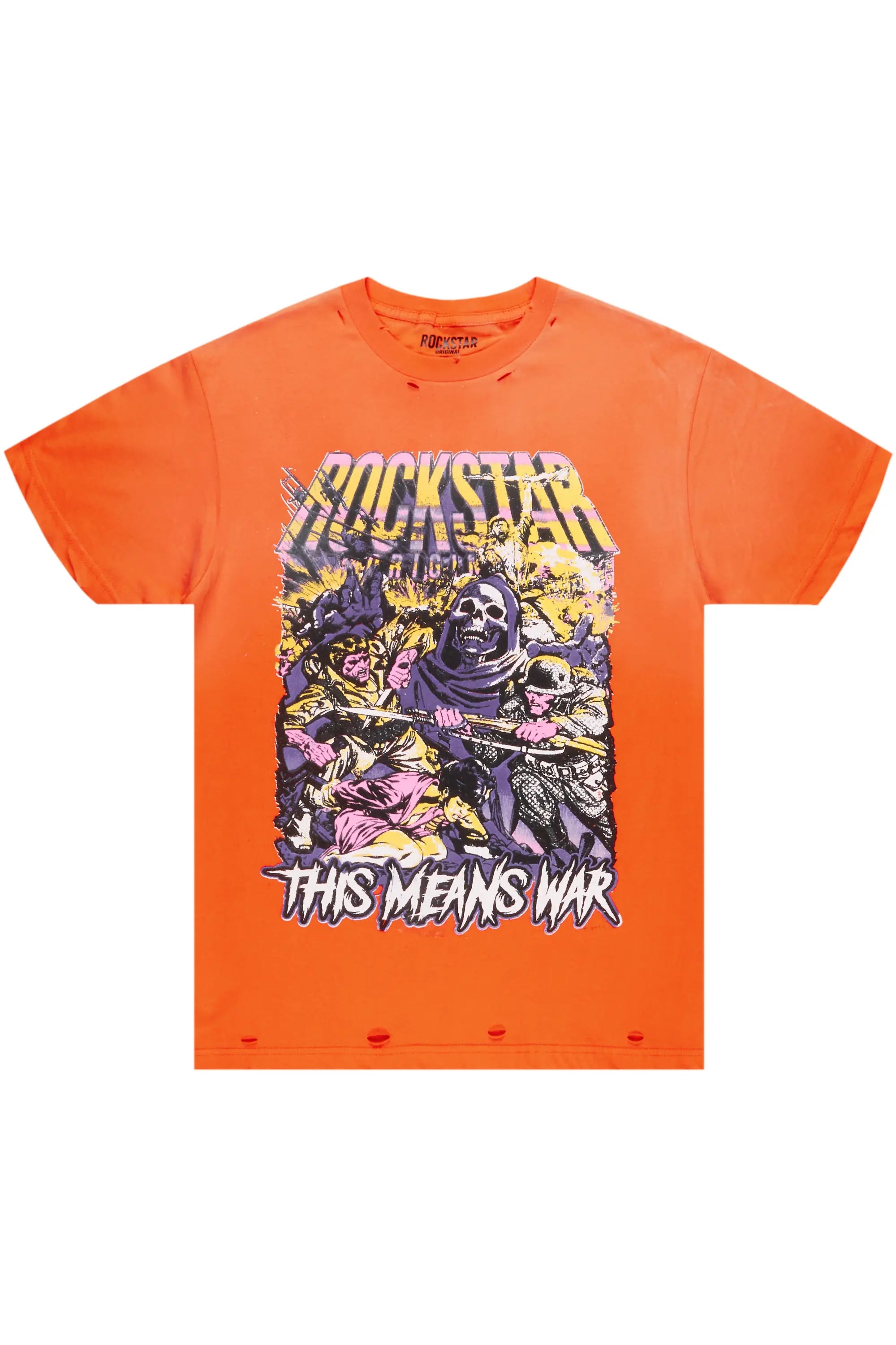 Normandie Orange Graphic T-Shirt