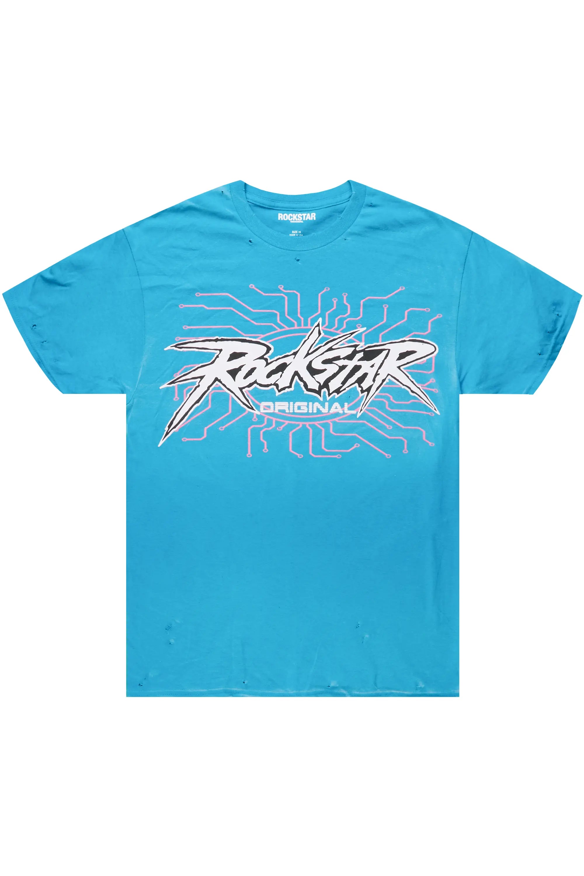 Race Teal Graphic T-Shirt