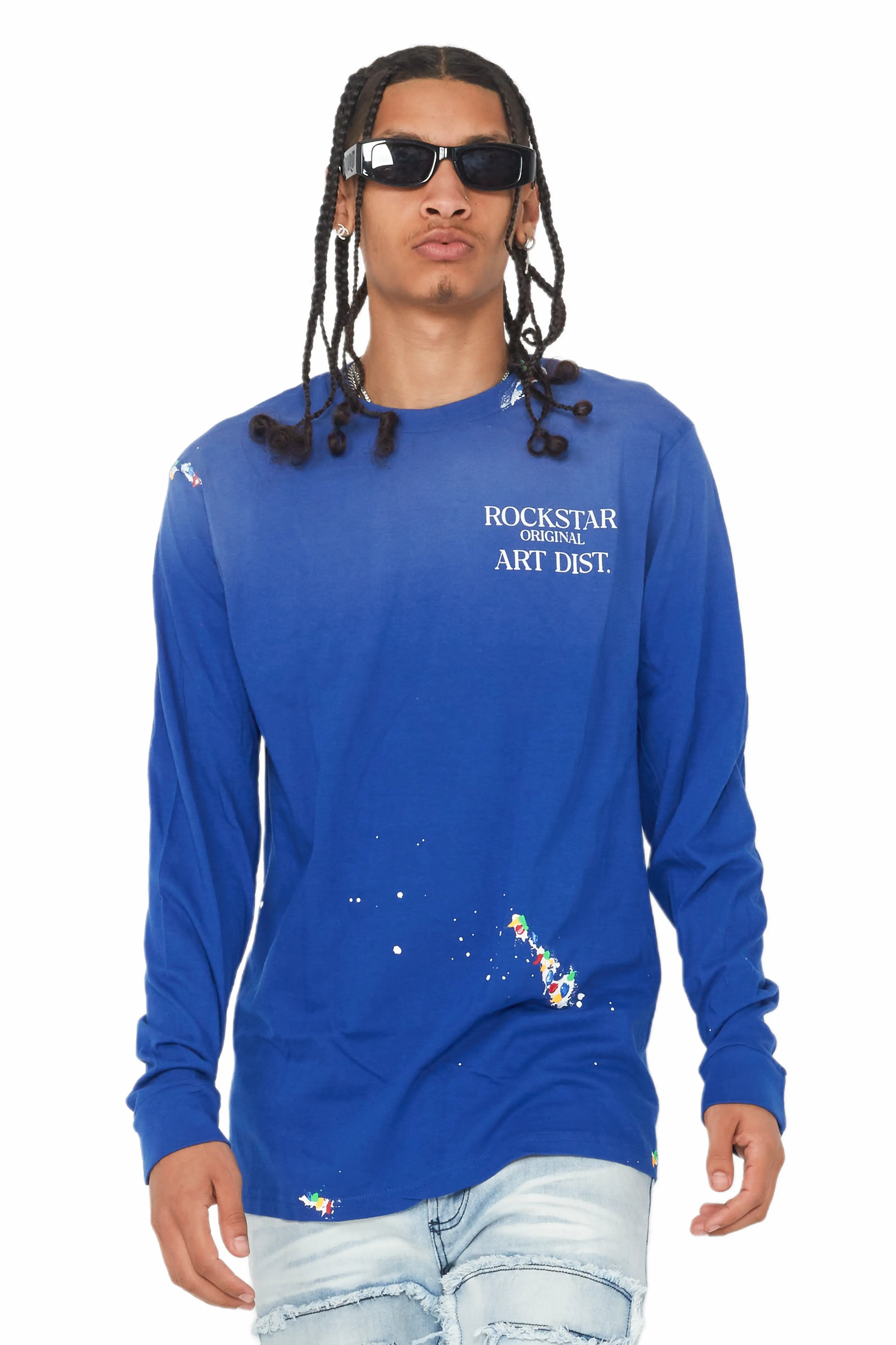 Palmer Royal Blue Long Sleeve T-Shirt