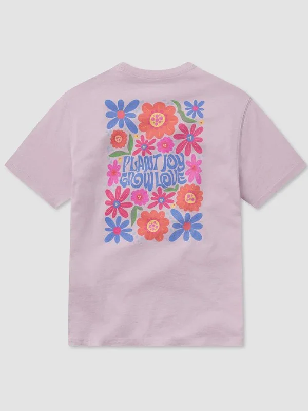 Bloom and Grow Short Sleeve Tee in Lavender Frost by Southern Shirt Co.