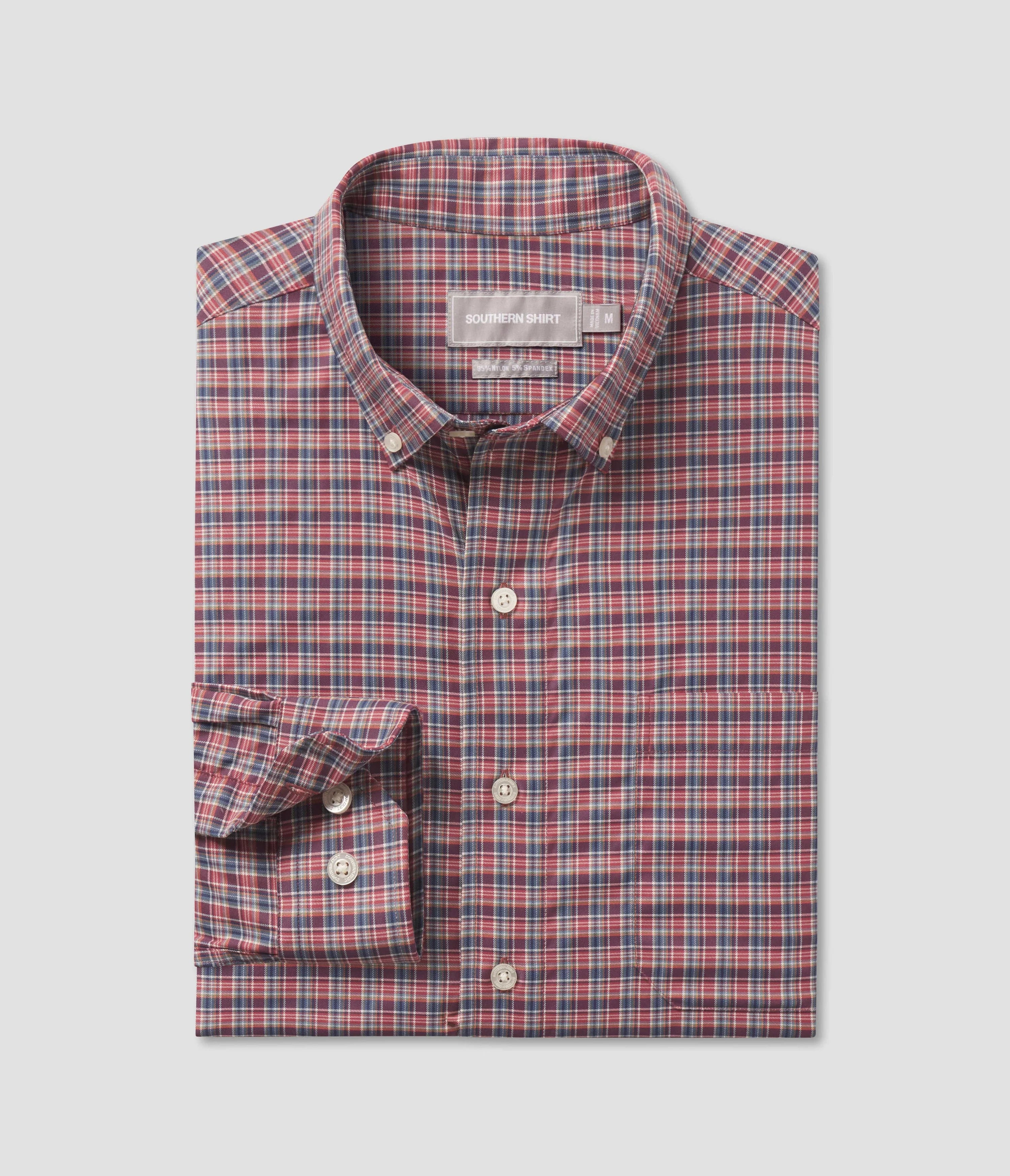 Carver Plaid Button Down in Cinder by Southern Shirt Co.