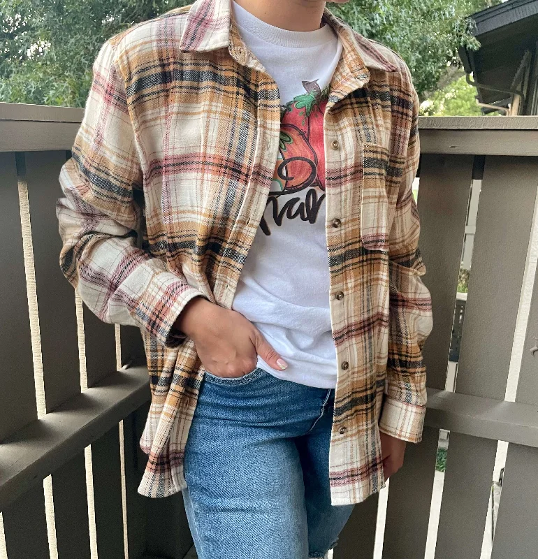 Plaid Flannel Shirt