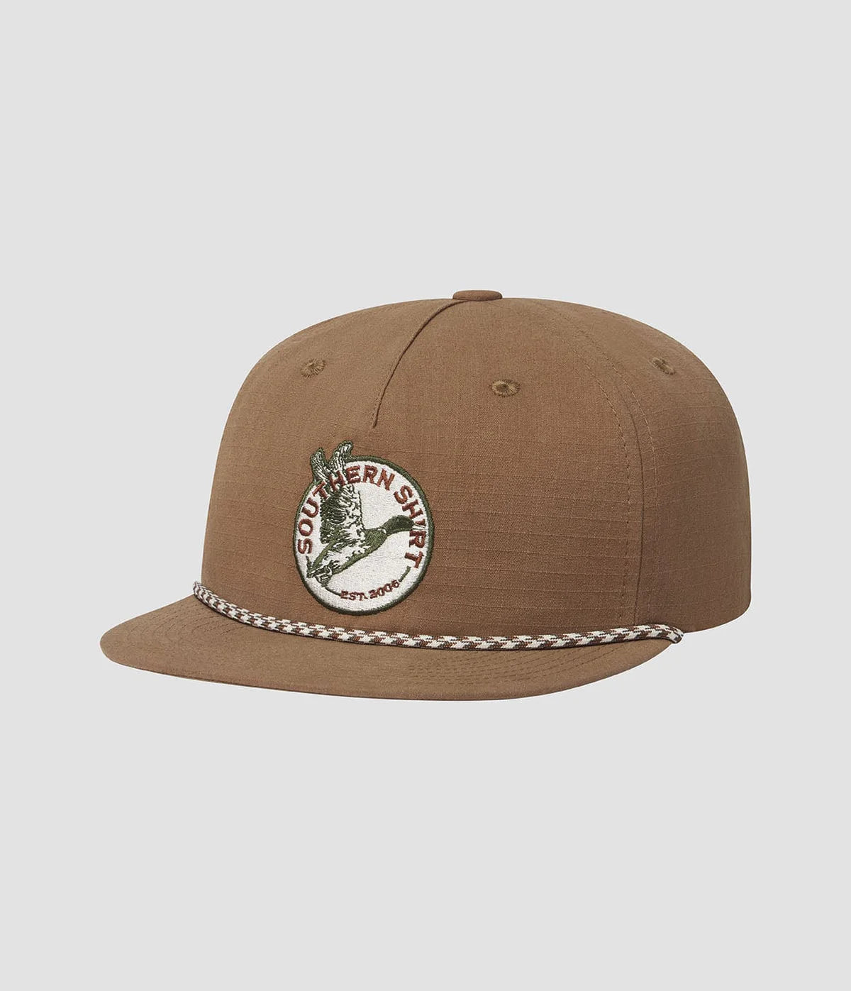 Ripstop 5 Panel Snapback in Caribou by Southern Shirt Co.