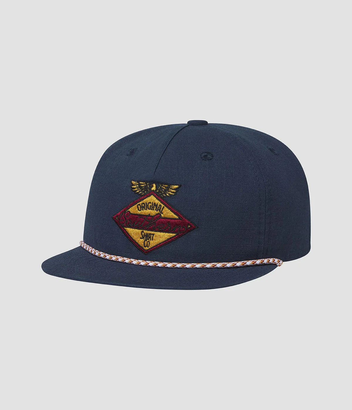 Ripstop 5 Panel Snapback in Classic Navy by Southern Shirt Co.